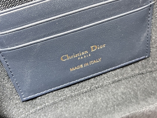 2 em 1 jacquard oblíquo azul do malote de Mini Dior 30 Montaigne