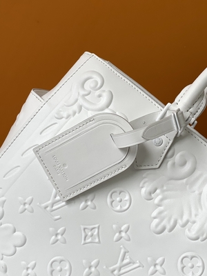 O monograma branco Preloved marcou o saco Louis Vuitton Sac Plat Tote