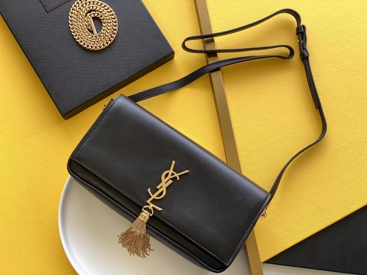 Cruz de YVES SAINT LAURENT da correia ajustável - OEM da embreagem do envelope da bolsa do corpo