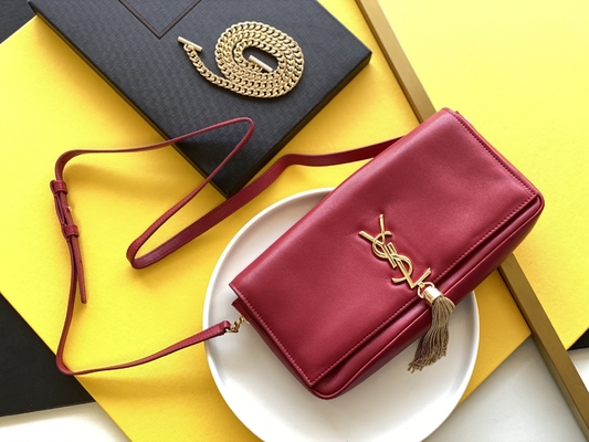 Cruz de YVES SAINT LAURENT da correia ajustável - OEM da embreagem do envelope da bolsa do corpo