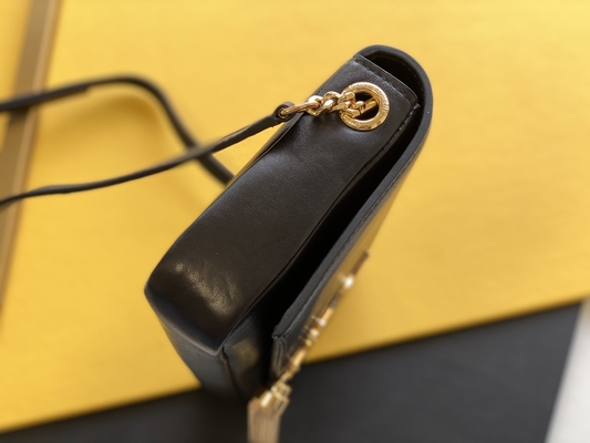 Cruz de YVES SAINT LAURENT da correia ajustável - OEM da embreagem do envelope da bolsa do corpo