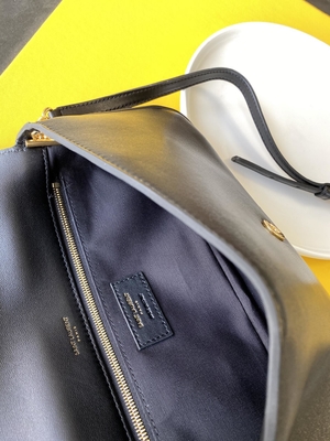 Cruz de YVES SAINT LAURENT da correia ajustável - OEM da embreagem do envelope da bolsa do corpo