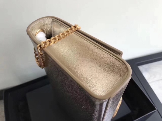 Saco do Woc de Saint Laurent YVES SAINT LAURENT do poliéster das correias ajustáveis com prata do fechamento do zíper