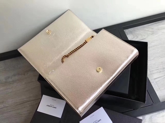 Saco do Woc de Saint Laurent YVES SAINT LAURENT do poliéster das correias ajustáveis com prata do fechamento do zíper