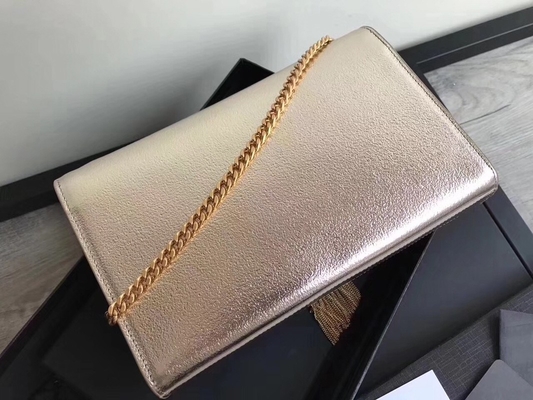 Saco do Woc de Saint Laurent YVES SAINT LAURENT do poliéster das correias ajustáveis com prata do fechamento do zíper