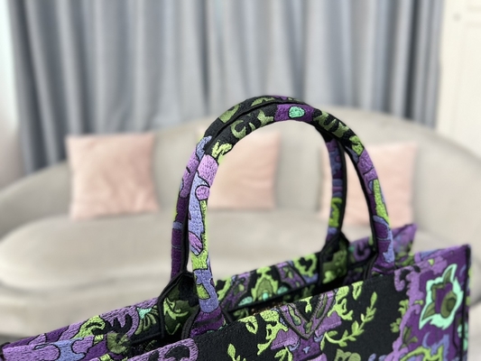 Bordado positivo Dior Maria Grazia Chiuri Bag Booktote do tamanho