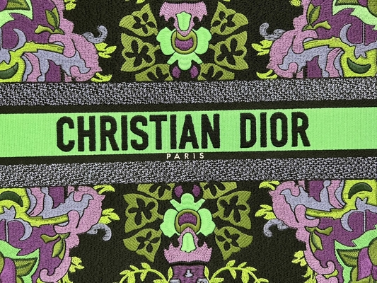 Bordado positivo Dior Maria Grazia Chiuri Bag Booktote do tamanho