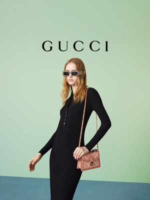GG marcado lona Mini Shoulder Bag de Bag Ophidia do mensageiro do rosa de Gucci