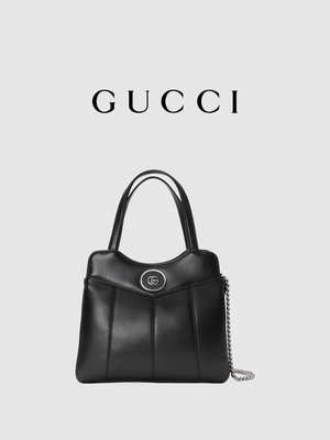Silhuetas de couro de Tone Gucci Tote Mini Classic do paládio