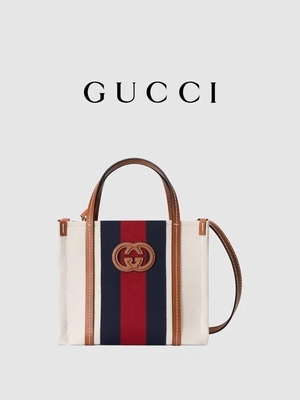 G de bloqueio de linho marcou o mensageiro Bag Gucci Blue e o saco vermelho da listra