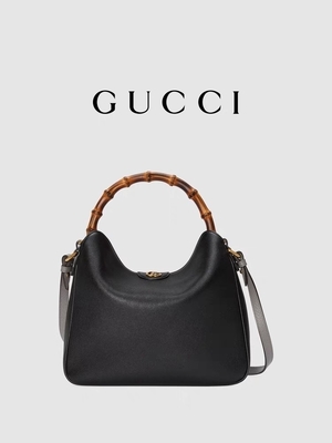OEM de bambu do hardware da princesa Diana Handbag Double G de Gucci do punho