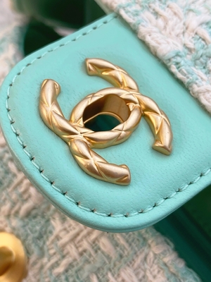 Rosa do verde do saco da caixa de Mini Designer Purses Chanel Mini do monograma das meninas