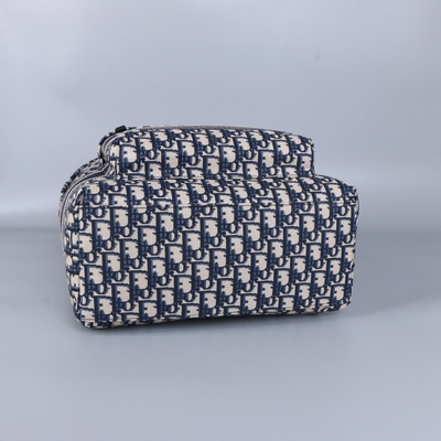 Desenhista Small Diortravel Backpack Dior Oblique Jacquard azul