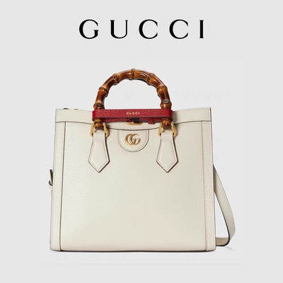 O costume lustroso branco marcou a princesa Diana Handbag de Gucci dos sacos