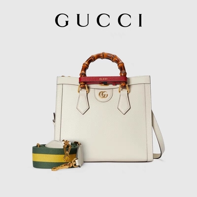 O costume lustroso branco marcou a princesa Diana Handbag de Gucci dos sacos