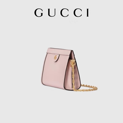 A mala a tiracolo pequena do saco feito sob encomenda de G Gucci Ophidia do dobro bordou