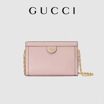 A mala a tiracolo pequena do saco feito sob encomenda de G Gucci Ophidia do dobro bordou