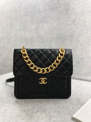 Estilo ocasional da rua do saco de 2023 SS Chanel Woc Zipper Clutch
