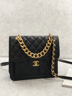 Estilo ocasional da rua do saco de 2023 SS Chanel Woc Zipper Clutch