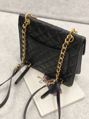 Estilo ocasional da rua do saco de 2023 SS Chanel Woc Zipper Clutch
