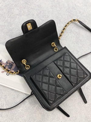 Estilo ocasional da rua do saco de 2023 SS Chanel Woc Zipper Clutch