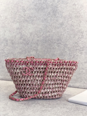 Cusomised marcou o plutônio de Bag 22P Chanel Straw Raffia Bag do mensageiro