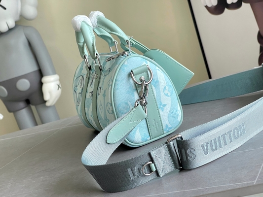 Saco azul do curso de Monogram Bag Keepall BandoulièRe 50 do desenhista do LV do negócio