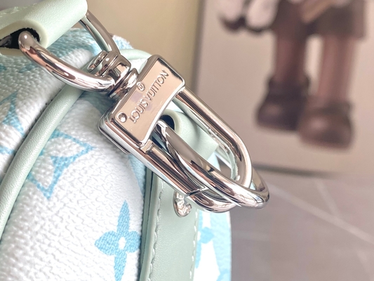 Saco azul do curso de Monogram Bag Keepall BandoulièRe 50 do desenhista do LV do negócio
