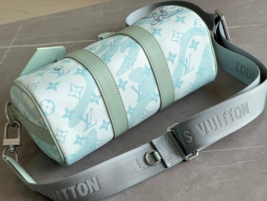 Saco azul do curso de Monogram Bag Keepall BandoulièRe 50 do desenhista do LV do negócio