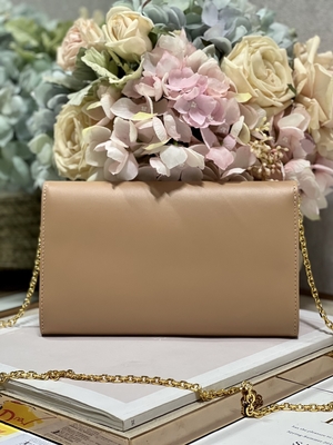 O chá do leite colore a mala a tiracolo da corrente de Mini Sling Bag Branded Gucci Soho